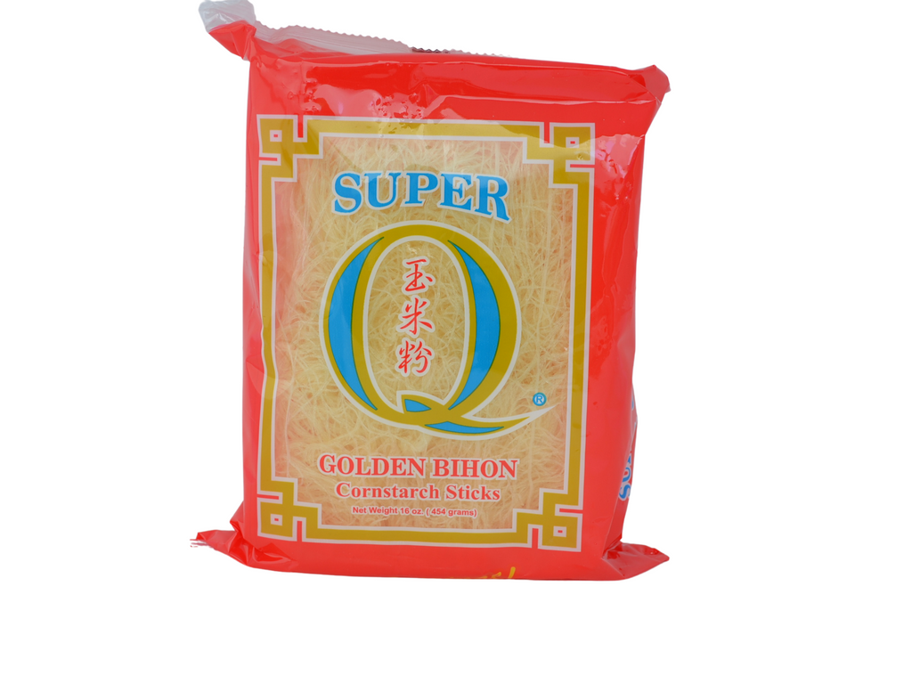 Super Q Golden Bihon Cornstarch Sticks 454g 16oz – International Snacks Shop & More
